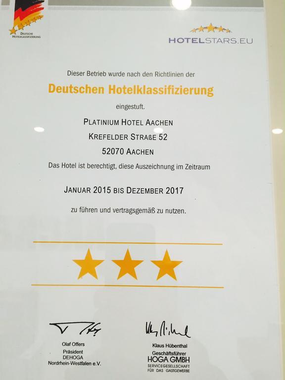 Hotel Platinium Aachen Dış mekan fotoğraf